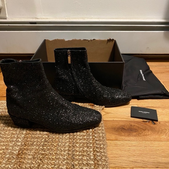 Saint Laurent Wyatt Glitter Chelsea 